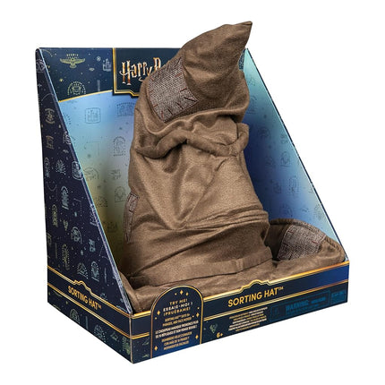 Wizarding World, Talking Sorting Hat with 15 Phrases for Harry Potter Pretend Play Kids’ Fancy Dress Role Play Toys for Ages 5 and up, Brown