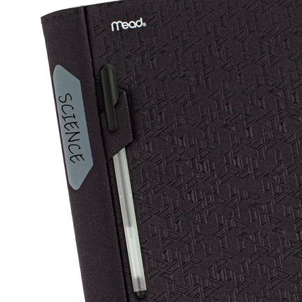 Five Star Advance Spiral Notebook + Study App, 5 Subject, College Ruled Paper, 8-1/2" x 11", 200 Sheets, Spiral Guard, Movable Tabbed Dividers, Black (73144)