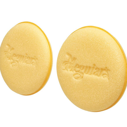 Meguiar's Soft Foam Applicator Pads, 2 Pack, Yellow