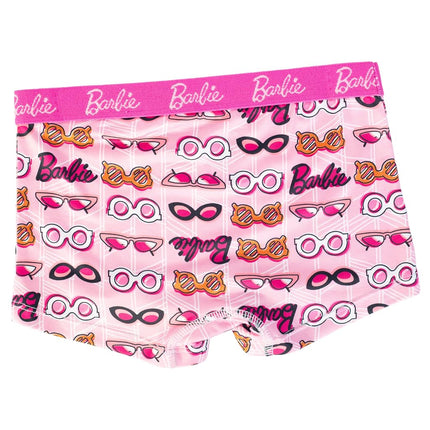 Barbie Girls' Amazon Exclusive Underwear Multipacks with Dreamhouse Advent Calendar Option 2/3t-10, 4-Pack Girl Boxer, 10