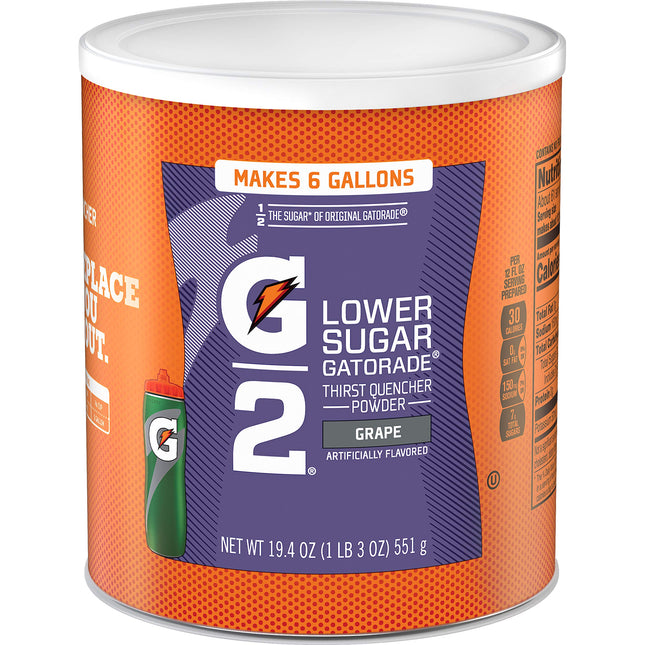 Gatorade Thirst Quencher Powder, G2 Low Calorie, G