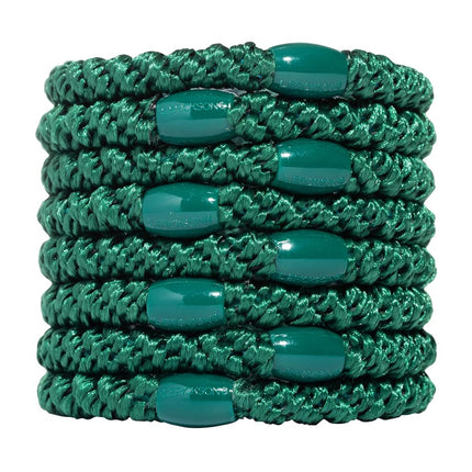 L. Erickson Ponytail Holders - Set of Eight - Hunt