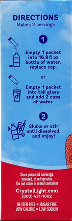 Crystal Light On The Go Wild Strawberry with Caffeine, 10 Packets (Pack of 4)