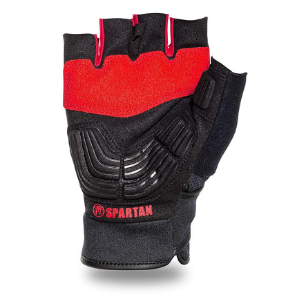 Guantes Franklin Sports Spartan Race Multi 1.0 OCR, Negro/Rojo - Adulto Pequeño