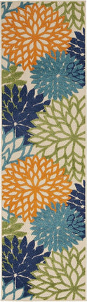 Tapis de surface Nourison ALH05 Aloha, 2'3" x 8', multicolore