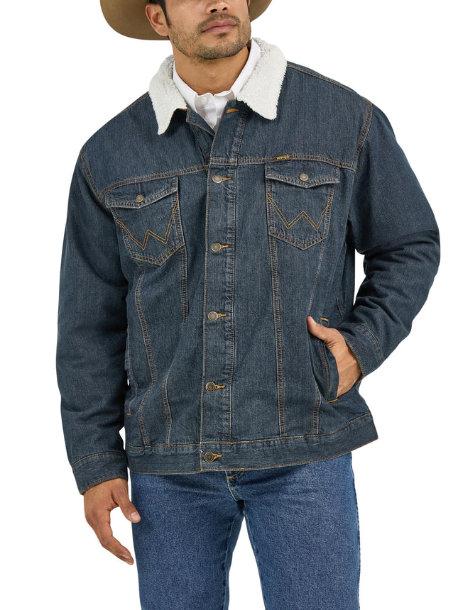 Wrangler Mens 74256rt Denim-jackets, Denim/Rustic 