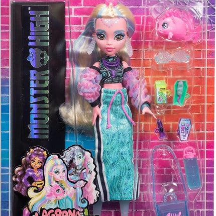 Monster High Lagoona Blue Doll with Pet Piranha