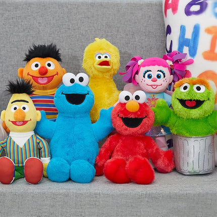 Amigos de Barrio Sésamo: Juego de 2 peluches sostenibles de Bert y Ernie de 20 cm, juguetes para niños con licencia oficial a partir de 18 meses, regalos y obsequios de Just Play.