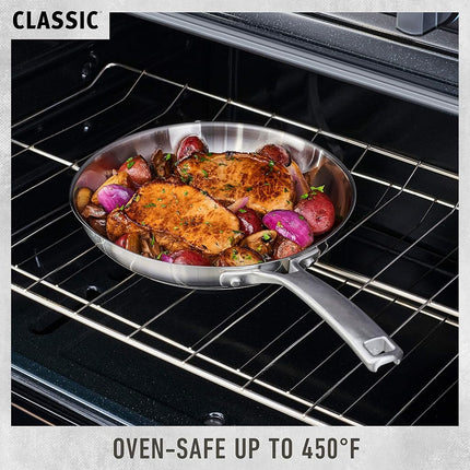 Calphalon Classic Stainless Steel Cookware Set, 10-Piece