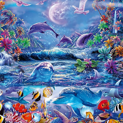 Ravensburger 12000478 - Moonlit Magic - 500 pieces jigsaw puzzle – Puzzle for adults and kids age 12 years up,