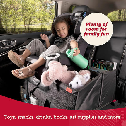 Lusso Gear Car Seat Organizer for Front or Backseat Great for Adults & Kids Featuring 8 Storage Compartments for Toys, Magazines, Tissues, Maps, Books, Documents, Games & More