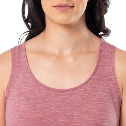 Fruit of the Loom Women's Breathable Sleep Chemise, Antique Blush Heather, Medium
