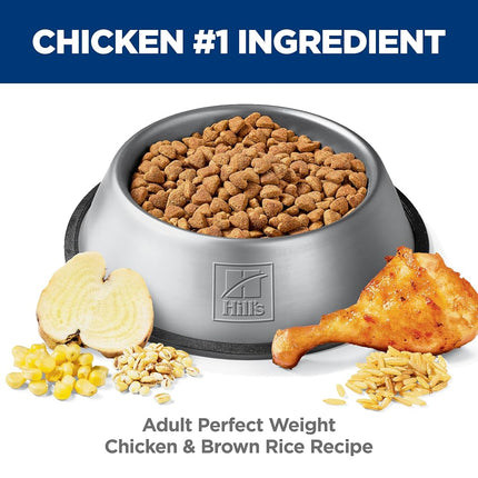 Hill's Science Diet Adult Perfect Weight Chicken Recipe Dry Dog Food 11.34 kg