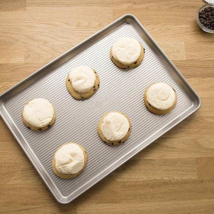 USA Pan Bakeware Heavy Duty Half Sheet, Warp Resistant Nonstick Baking Pan