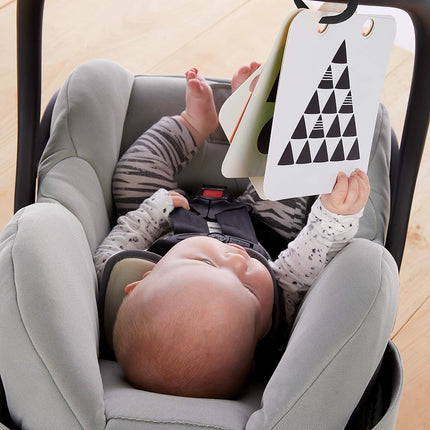 Baby Einstein Flip for Art High Contrast Floor Activity Mirror with Take Along Cards, Tummy Time Play, Newborn+