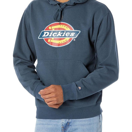 Sweat à capuche pour homme, grand et long, Dickies, avec logo tricolore déperlant, bleu Air Force, taille Large Tall