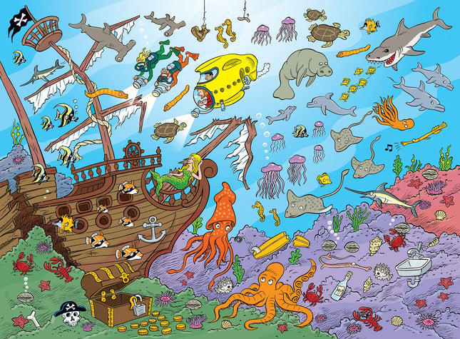 MasterPieces 101 Things to Spot Underwater 101 Piece Jigsaw Puzzle