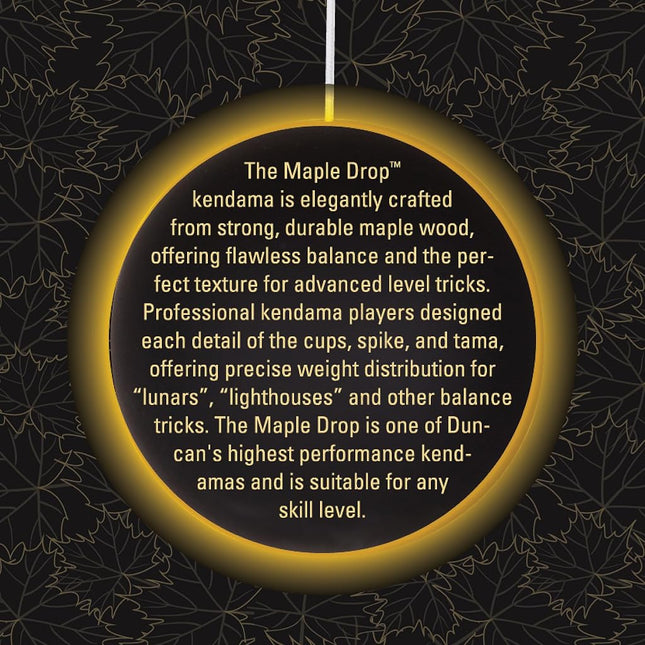 Duncan Toys Maple Drop Pro Kendama, Red