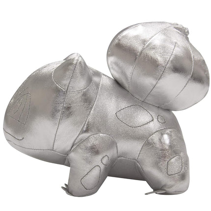 Pokémon 25th Celebration 8" Silver Bulbasaur Plush - Limited Edition Shiny Silver Frog Stuffed Animal Toy - 2+