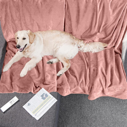PETMAKER Dog Blanket, Pink, 80” x 100”
