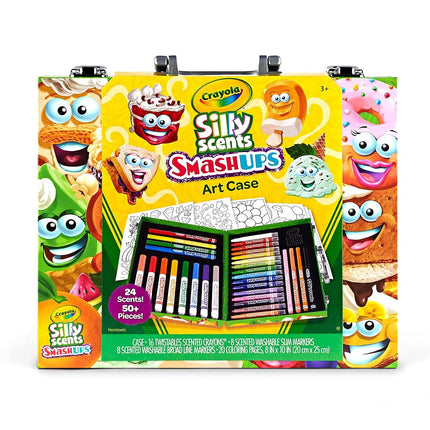 Crayola Silly Scents Mini Inspiration Art Case Coloring Set, Gift for Kids Age 4+