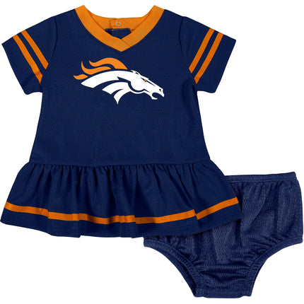 NFL Denver Broncos Girls 2018Dazzle Dress & Panty,
