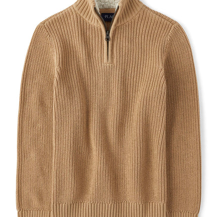 The Children's Place Boys' Long Sleeve Quarter Zip