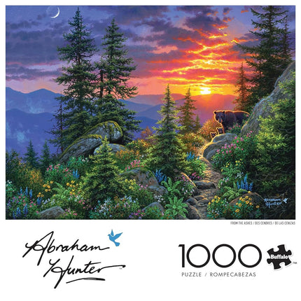 Buffalo Games – Abraham Hunter: from The Ashes 1000 Piece Jigsaw Puzzle Colorful Puzzle for Adults – Precision-Cut Pieces, Beautiful Artwork, and Hours of Relaxing Fun