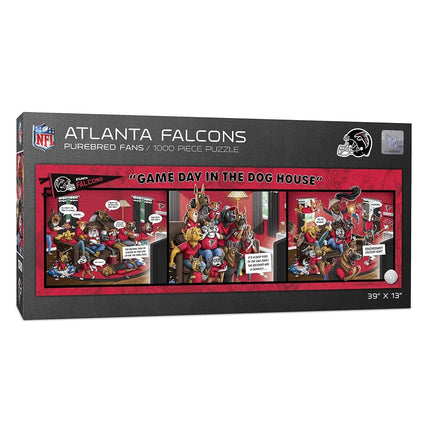 YouTheFan NFL Atlanta Falcons Game Day in The Dog House 1000pc Puzzle