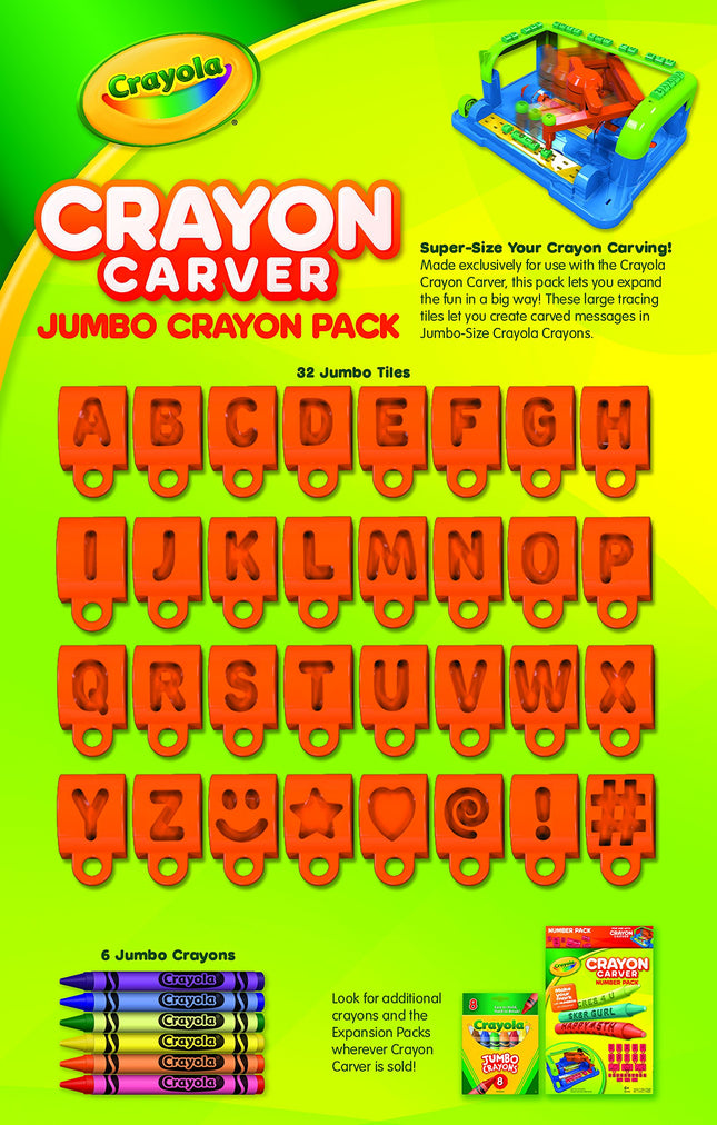 Crayola Crayon Carver, Jumbo Expansion Pack