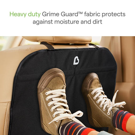Munchkin BRICA Deluxe Kick Mats, 2 Count - Protective Car Back Seat Covers for Children