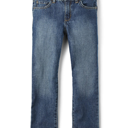 The Children's Place Boys' Bootcut Jeans, Med Indi