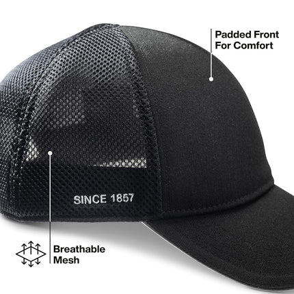Klein Tools 22014 Mesh Ball Cap with Bump Cap Insert Compatibility, Mesh Back Safety Hat with Reflective Accents, Adjustable Snapback Hat, for Construction and Jobsite Use