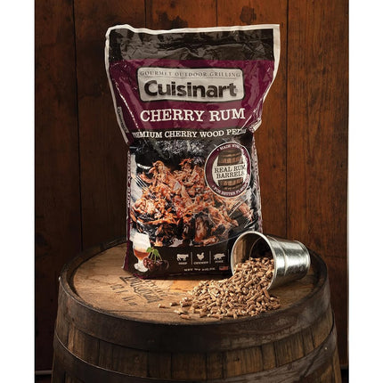 Cuisinart CWPL-202 Gránulos de madera prémium para ahumar cereza y ron, 9.07 kg