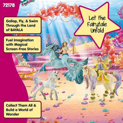 Schleich Bayala - 7Pc Bayala Unicorn Starter Playset - Kids Ages 5+ | 72178