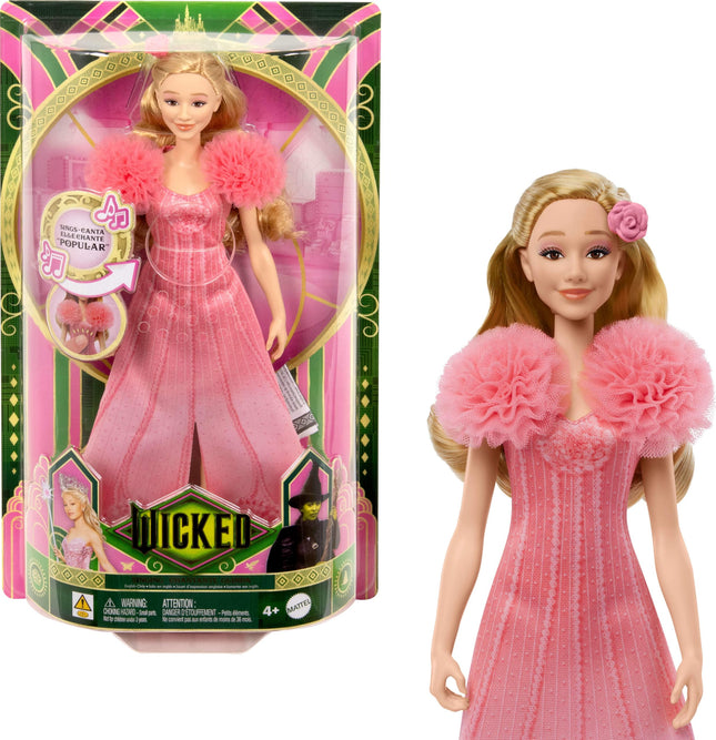 Mattel Wicked Singing Glinda Fashion Doll & Access