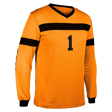 Maillot de gardien de but de football CHAMPRO pour hommes, orange fluo/noir, grande taille