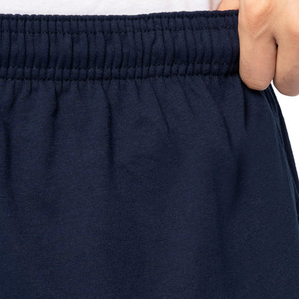 Fruit of the Loom Men's Eversoft Cotton Shorts with Pockets (S-4XL), 2 Pack - Navy, X-Large