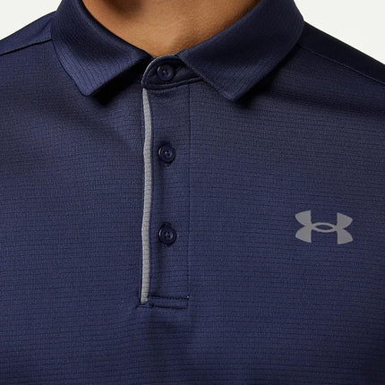 Under Armour Tech Men's Polo Shirt,Midnight Navy/Graphite,X-Large