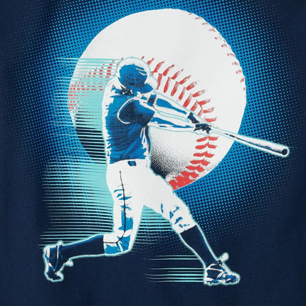 The Children's Place Baby Boys' Sports Short Sleeve Graphic T-Shirts,multipacks, Hockey/Sports Players/Baseball 3-Pack, XX-Large