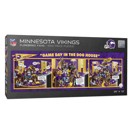 YouTheFan NFL Minnesota Vikings Game Day in The Dog House Puzzle 1000 pièces