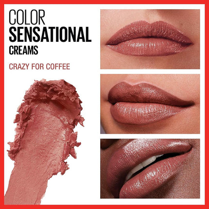 Maybelline New York ColorSensational Lipcolor, Crazy for Coffee 275, 0.15 Ounce