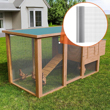 VEVOR Hardware Cloth, 1/2 inch 36in x 50 ft 19 Gauge, Hot Dipped Galvanized Wire Mesh Roll, Chicken Wire Fencing, Wire Mesh for Rabbit Cages, Garden, Small Rodents