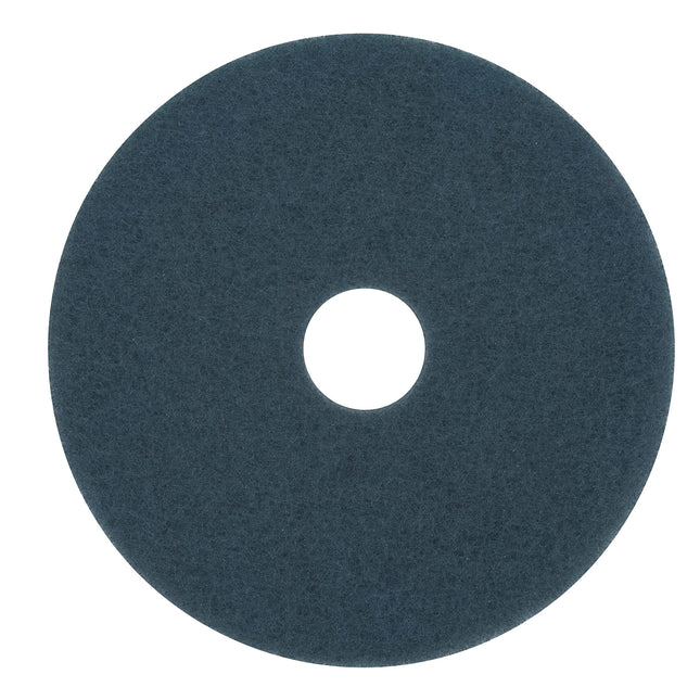 3M Blue Cleaner Pad, 5300, 18 in,Heavy duty scrubb