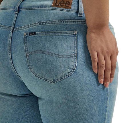 Lee Women's Regular Fit Straight Leg Jean, Anchor, 10 US