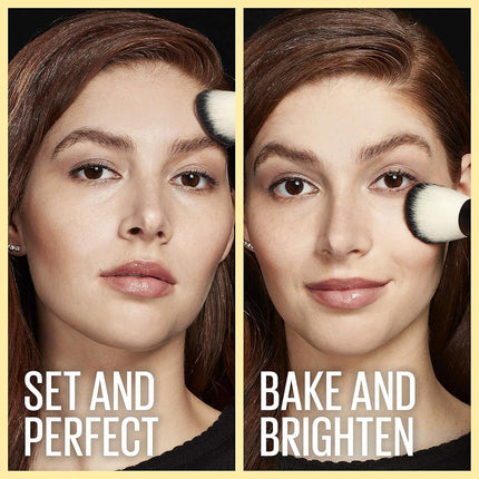 Maybelline New York Banana Powder, Loose Setting Face Powder Makeup, Fine Setting Powder, Matte Finish, Soft Focused Effect, Suitable for All Skin Tones, Shade 10, 0.21 Oz