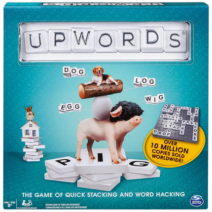 Upwords, Fun and Challenging Family Word Game with