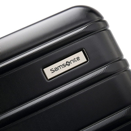 Samsonite Unisex Omni 2 Hardside Expandable Luggage with Spinner Wheels, Midnight Black, 2-Piece Set (Carry-on/Medium), Omni 2 Hardside Expandable Luggage with Spinner Wheels