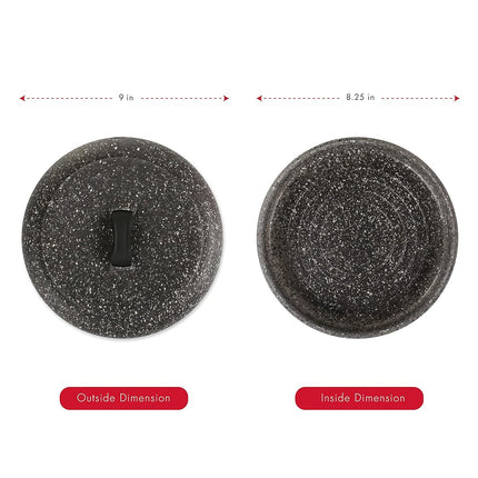 Dexas Microwavable Tortilla Warmer, Granite Pattern