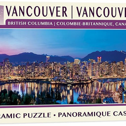 MasterPieces Rompecabezas de 1000 piezas para adultos, familias o jóvenes - Vancouver Panorámico - 13"x39"